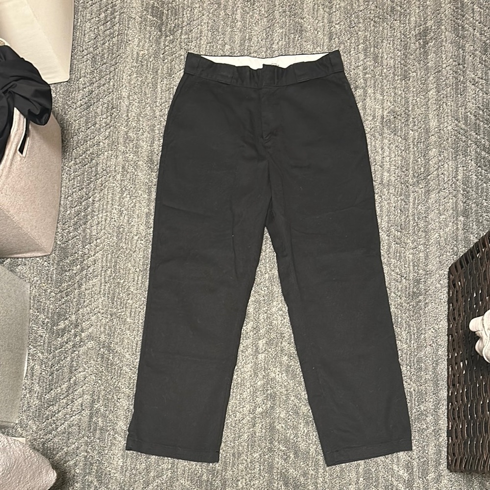 Dickies Black Ankle Cropped Pants